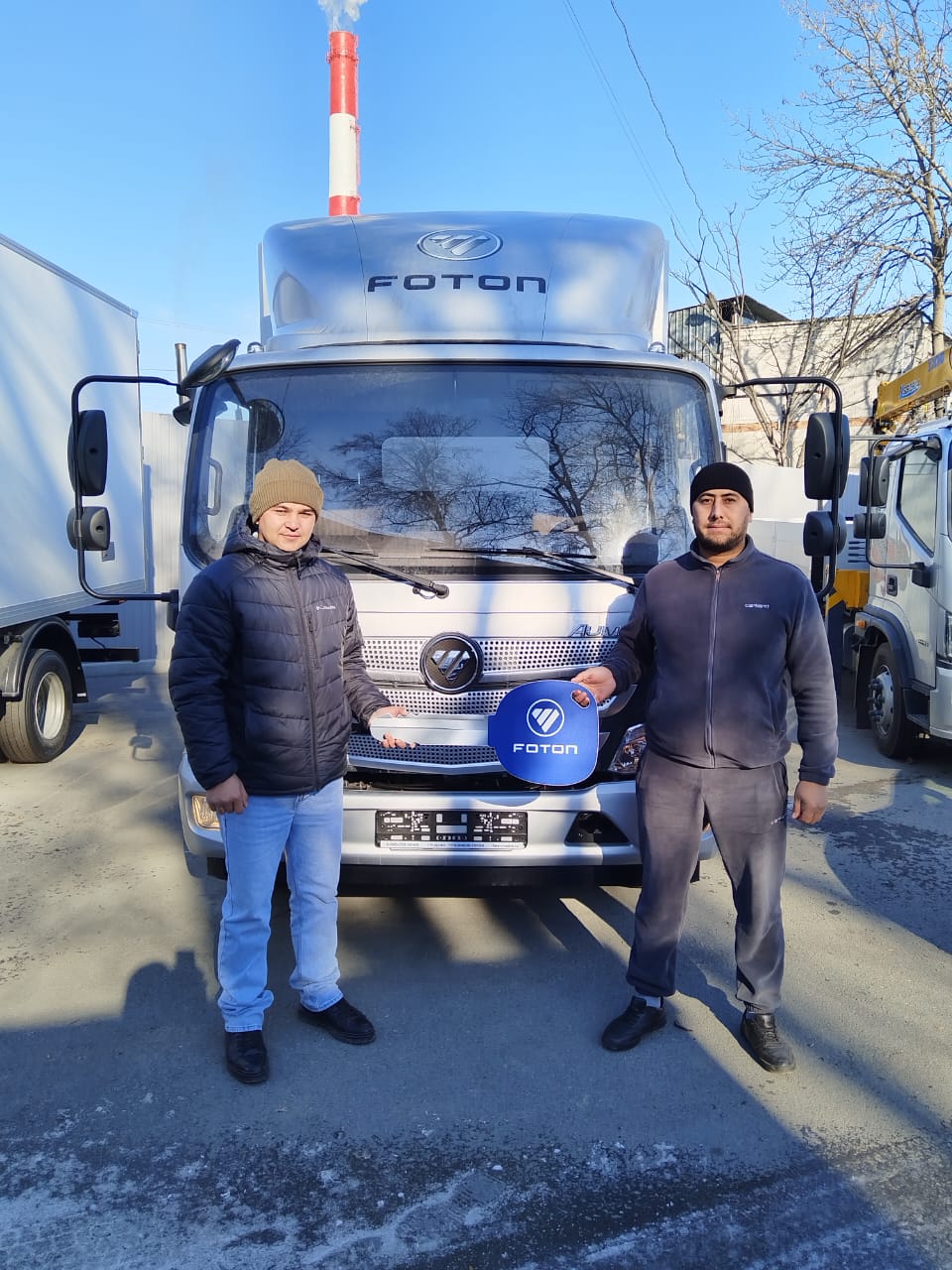 Передача клиенту изотермического фургона Foton S100 во Владивостоке