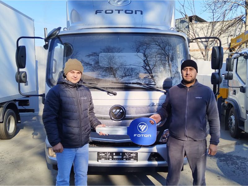 Передача клиенту изотермического фургона Foton S100 во Владивостоке