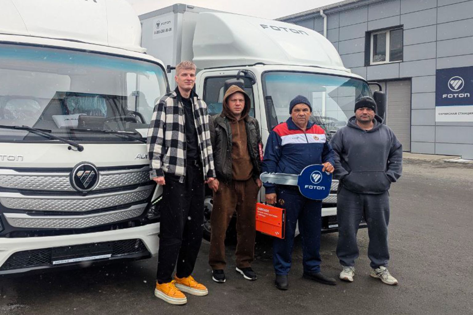 Оснащение рефрижераторных фургонов для рыбной торговли: Foton S35