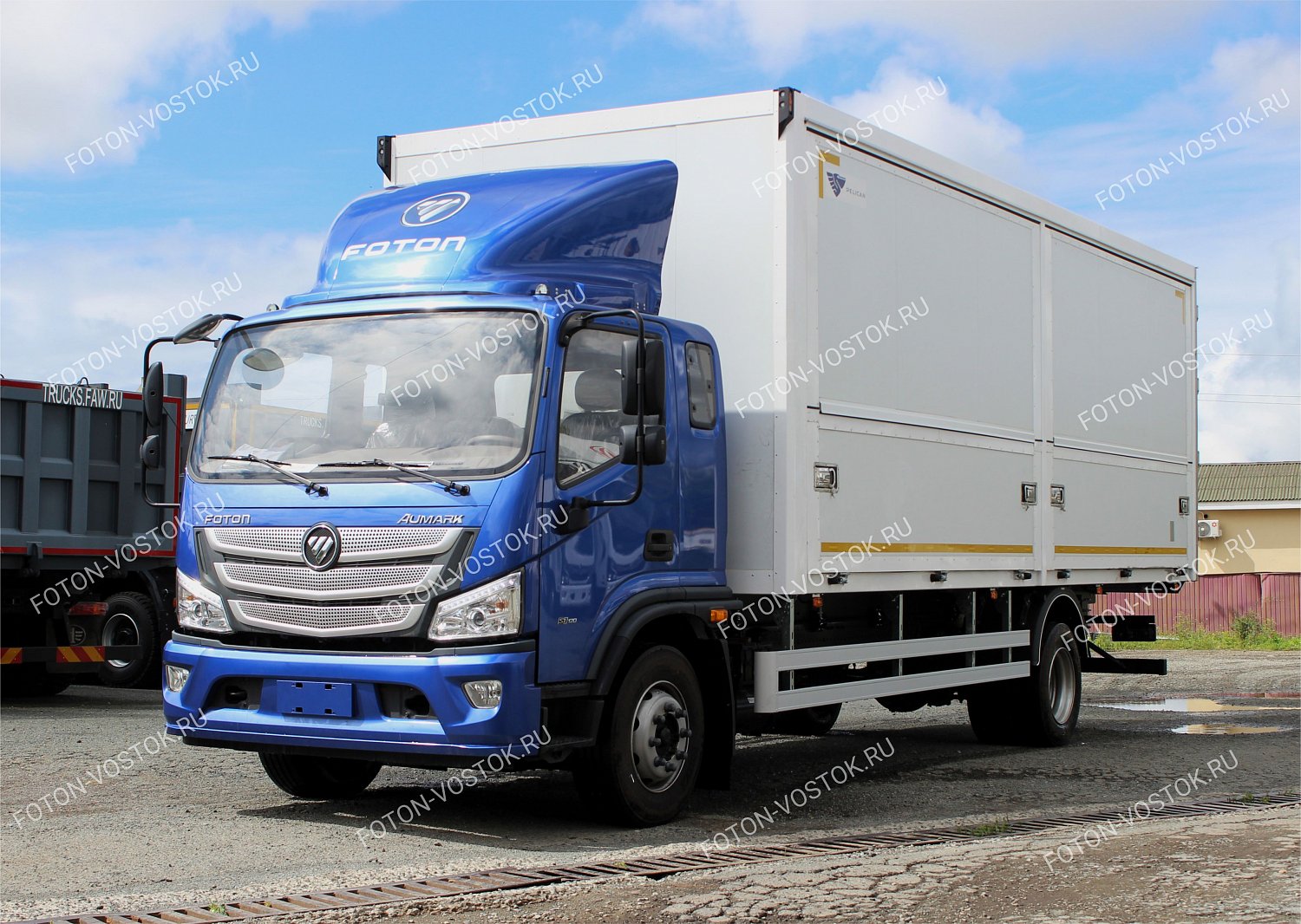 FOTON S120 с фургоном «бабочка»: 38 м³ для перевозки больших объёмов грузов