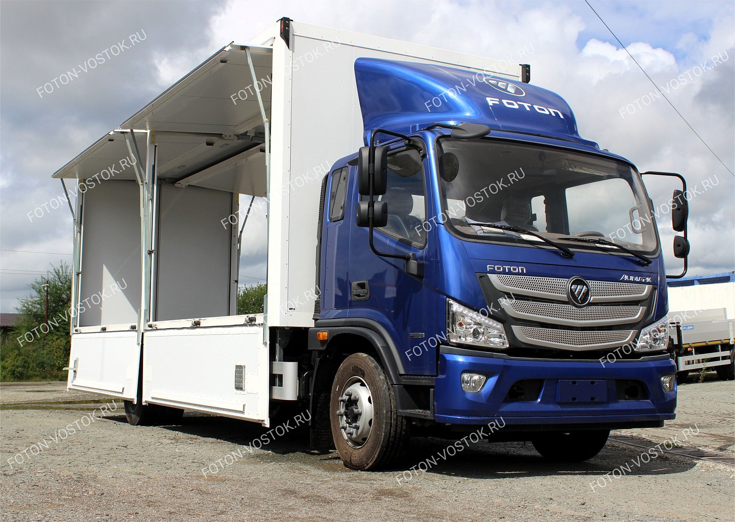 FOTON S120 с фургоном «бабочка»: 38 м³ для перевозки больших объёмов грузов
