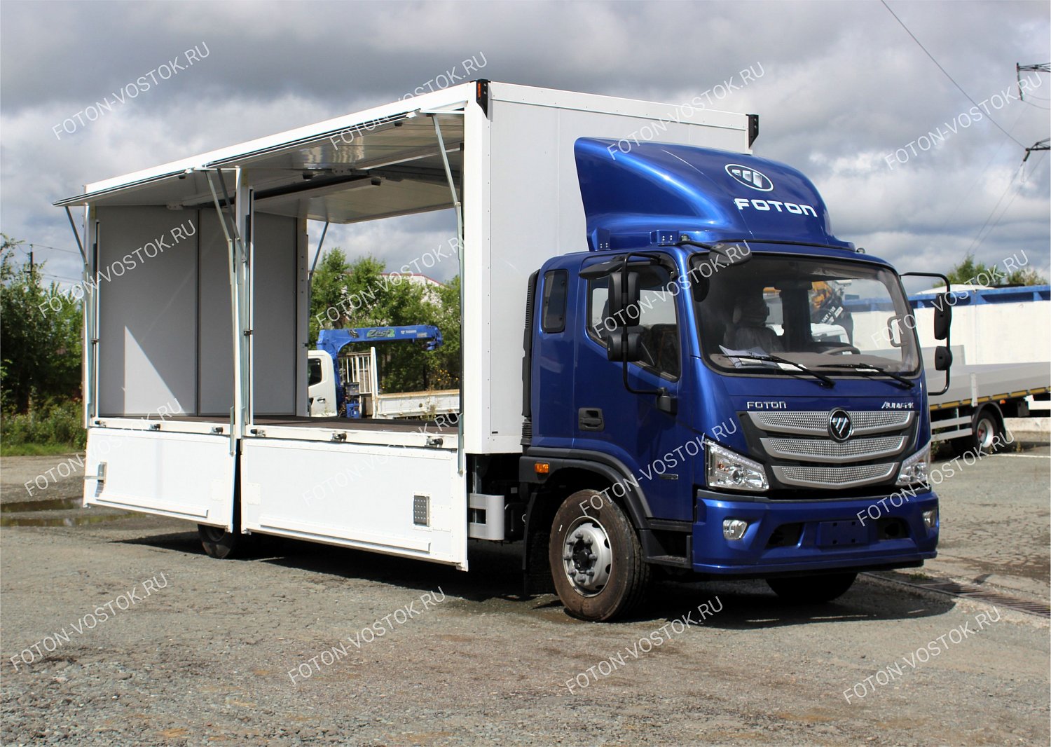 FOTON S120 с фургоном «бабочка»: 38 м³ для перевозки больших объёмов грузов