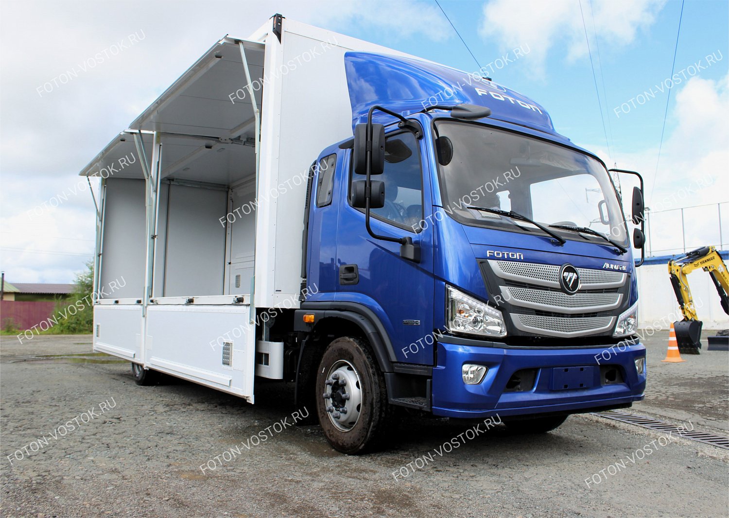FOTON S120 с фургоном «бабочка»: 38 м³ для перевозки больших объёмов грузов