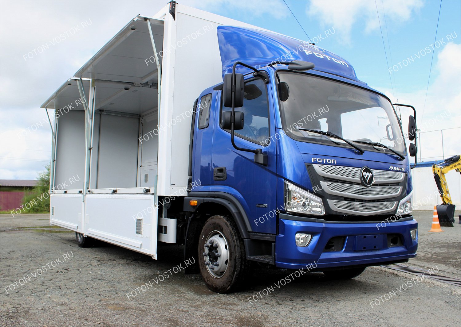 FOTON S120 с фургоном «бабочка»: 38 м³ для перевозки больших объёмов грузов