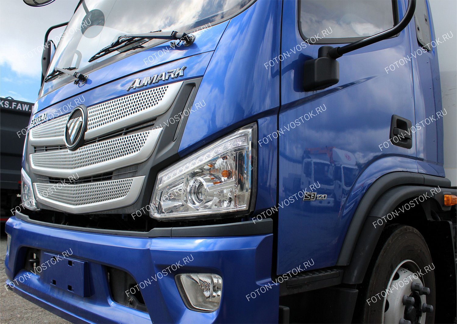 FOTON S120 с фургоном «бабочка»: 38 м³ для перевозки больших объёмов грузов