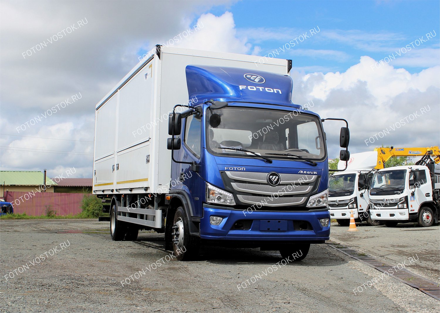 FOTON S120 с фургоном «бабочка»: 38 м³ для перевозки больших объёмов грузов