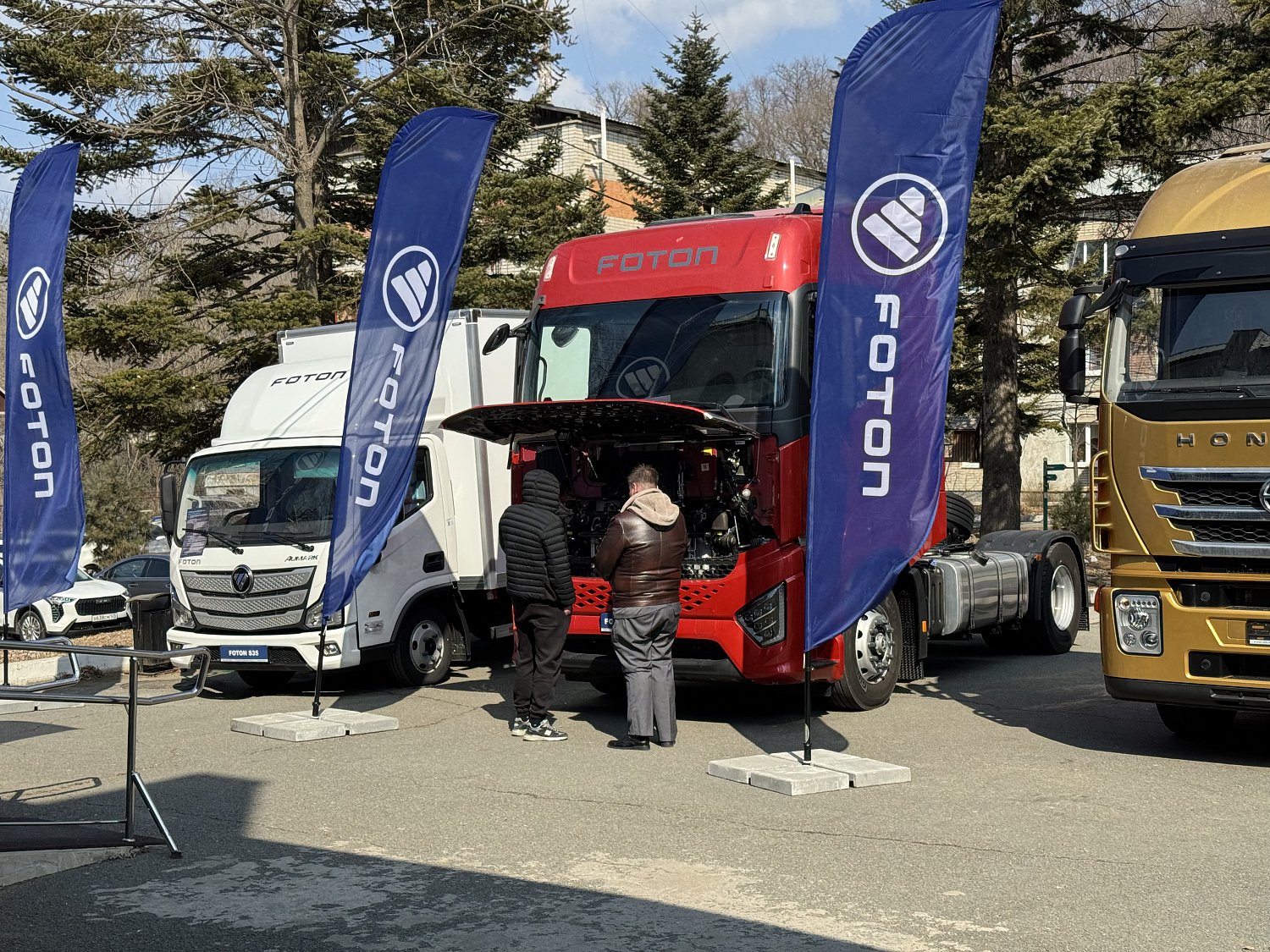 FOTON S35 и GALAXY представили на выставке «АСМАП-Восток-2026» во Владивостоке