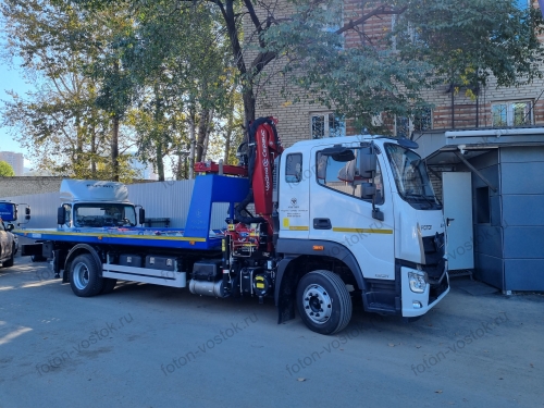 Эвакуатор с КМУ FOTON M12